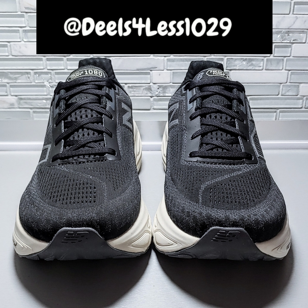 New Balance Fresh Foam X 1080v14 Mens Size 10.5 Wide/Womens 12 Wide Black - Picture 2 of 7